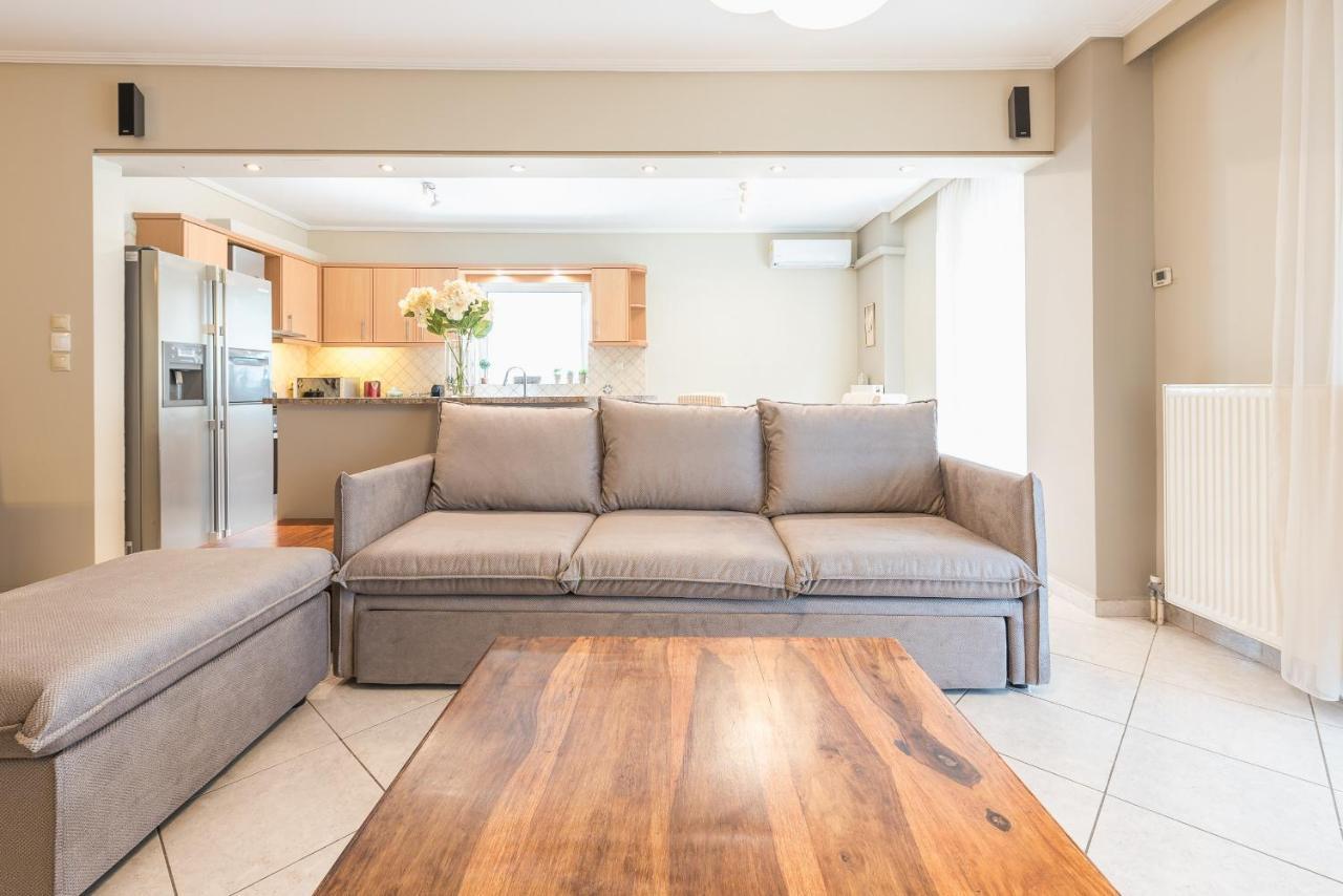 Luxury And Spacious Apt For 6 Guests Афины Экстерьер фото
