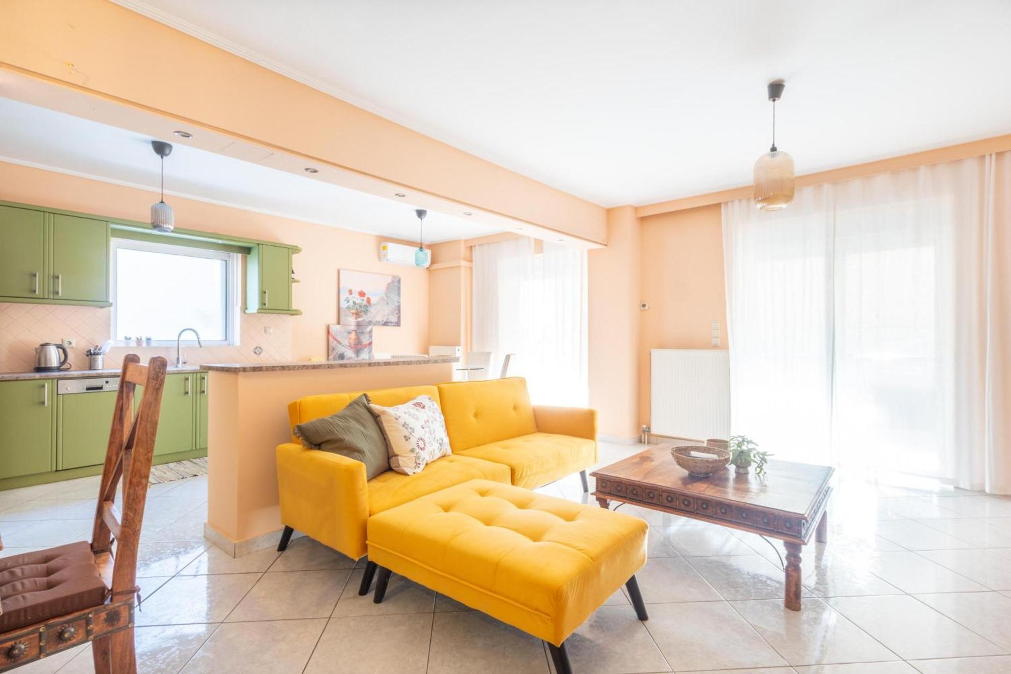 Luxury And Spacious Apt For 6 Guests Афины Экстерьер фото