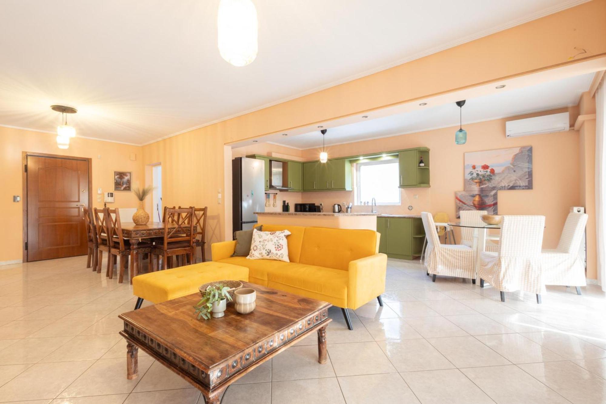 Luxury And Spacious Apt For 6 Guests Афины Экстерьер фото